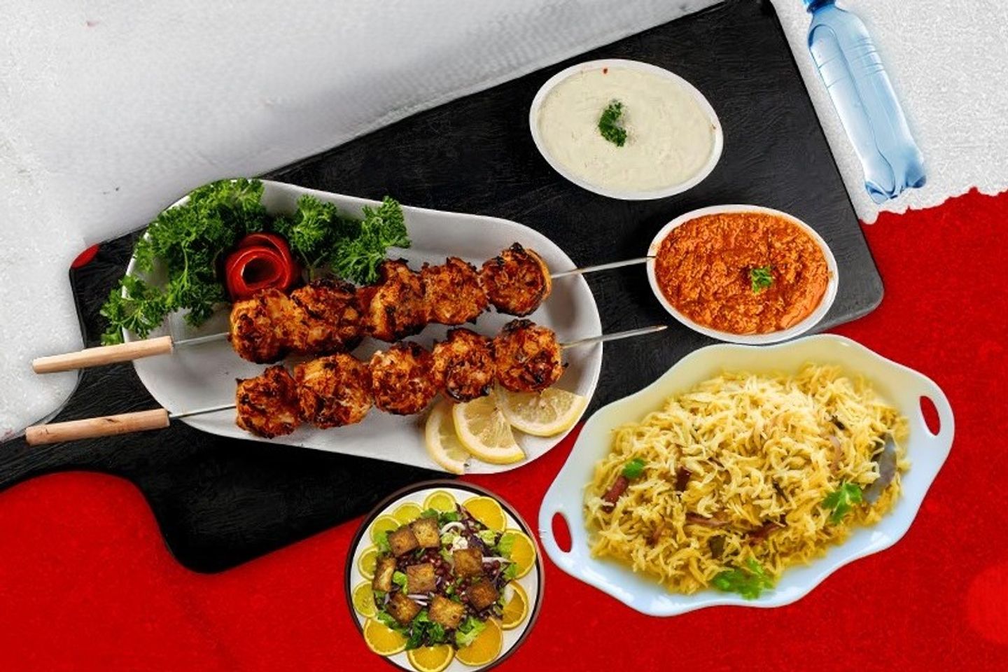 روبيان باربيكيو + كومبو أرز مندي