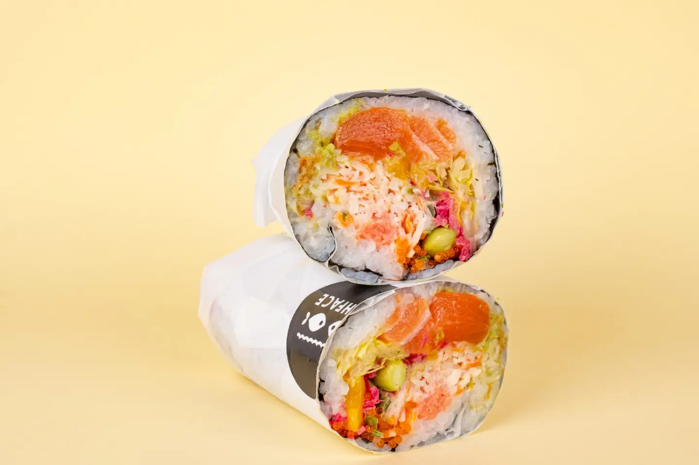Salmon With Kani Salad Burrito - Small