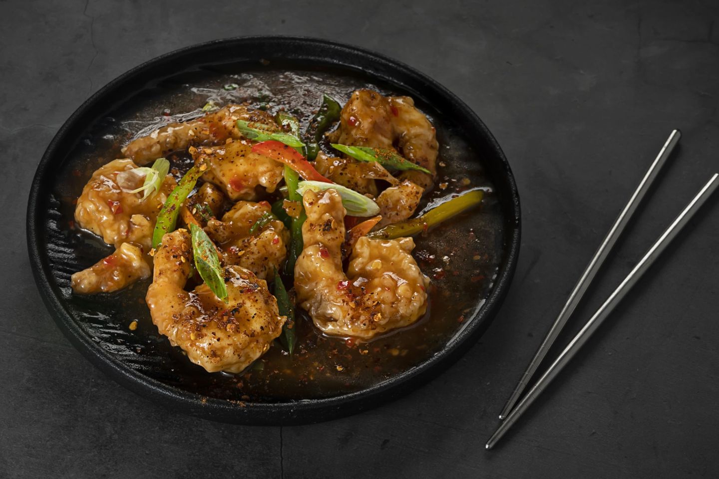 Shrimp With Oyster Sauce