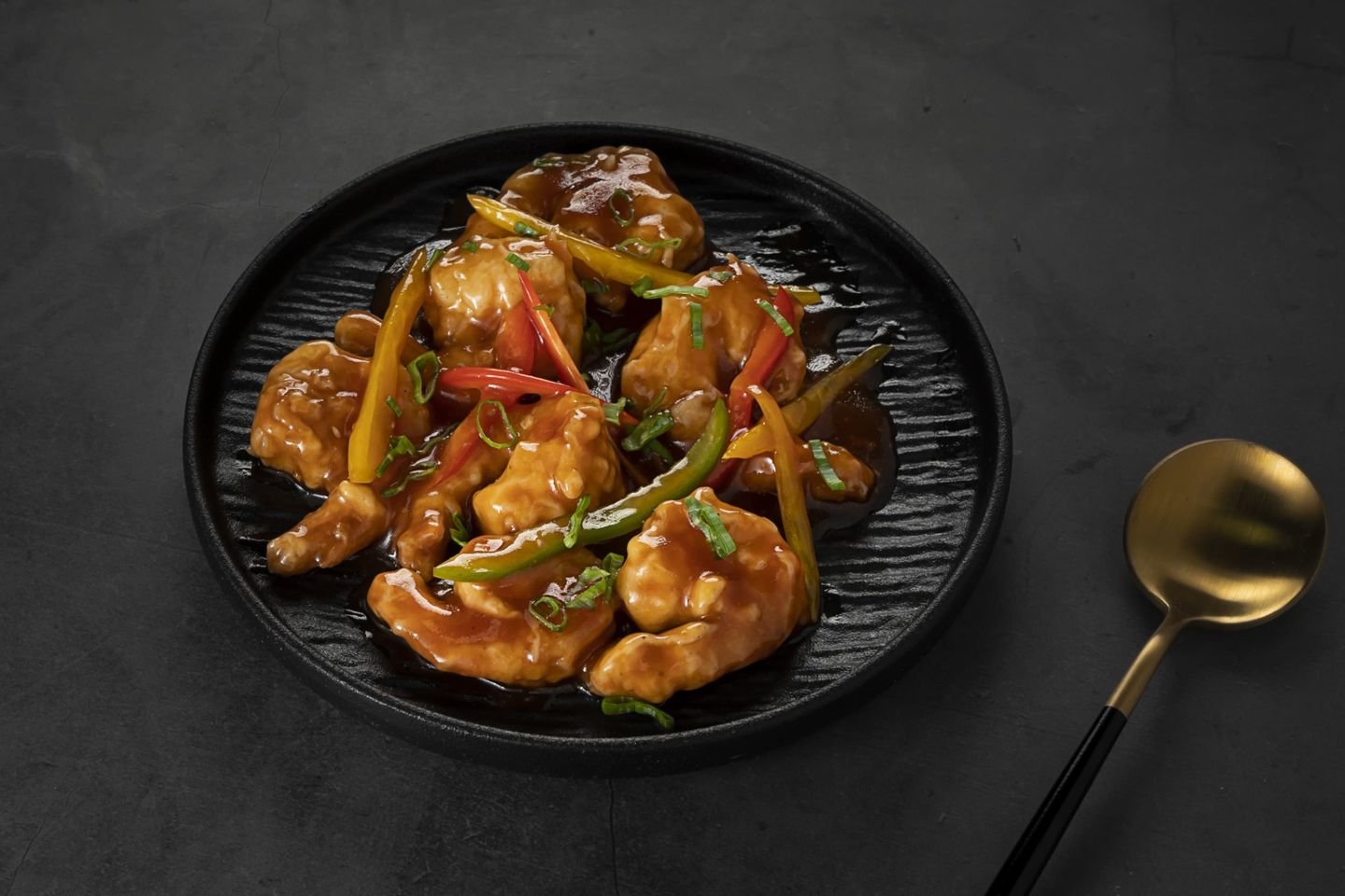 Shrimp With Delicious Sweet And Sour Sauce