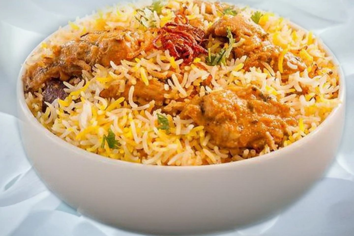 دجاج برياني بدون عظم