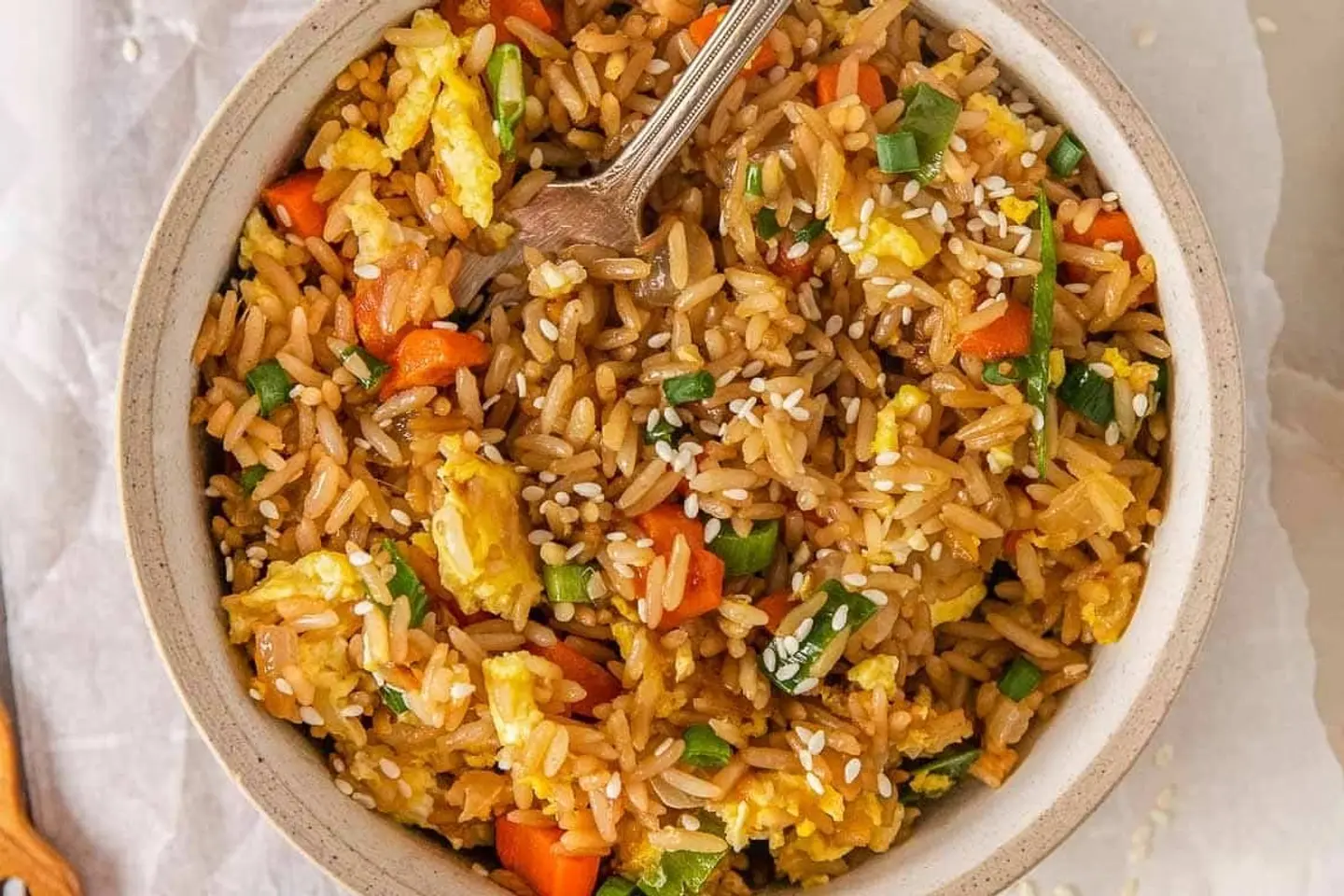 Fried Rice With Eggs