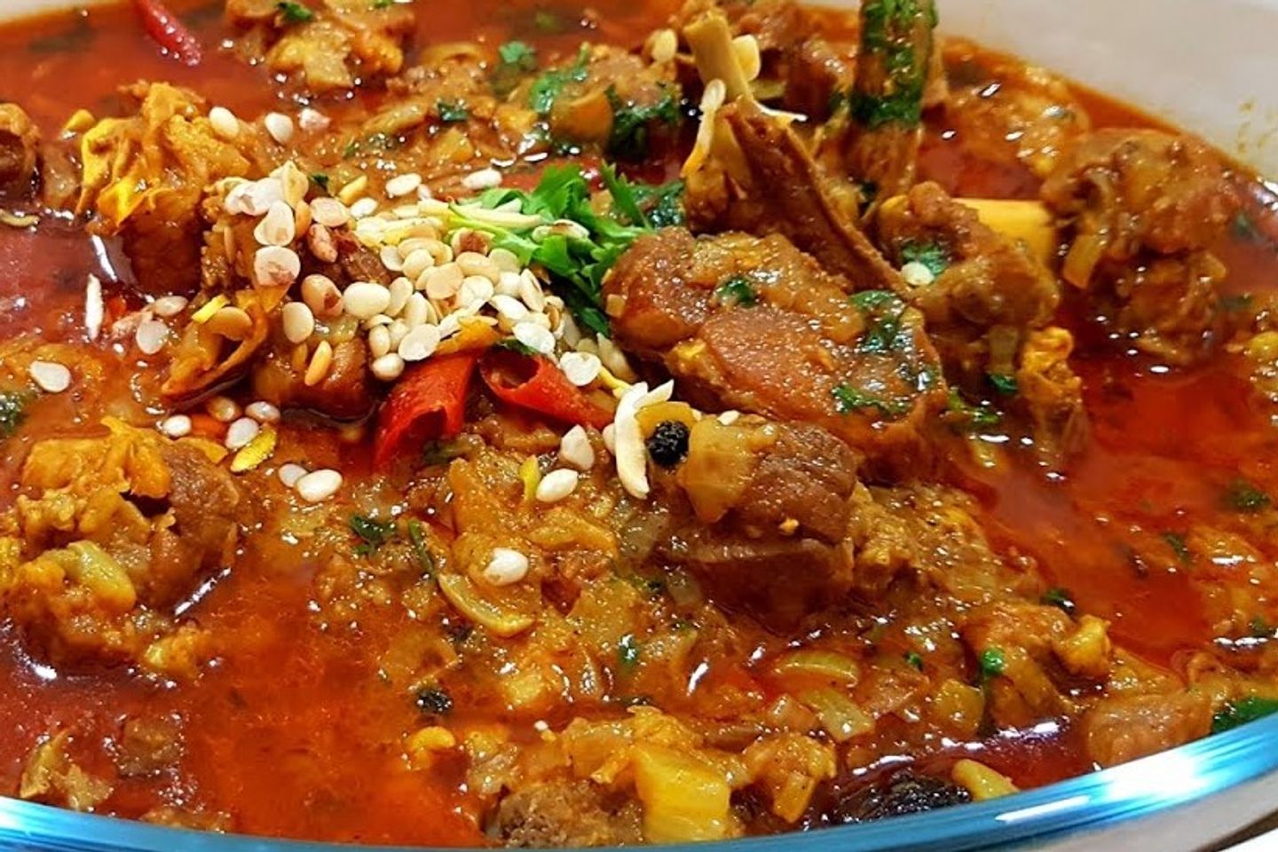 لحم دوبيازا