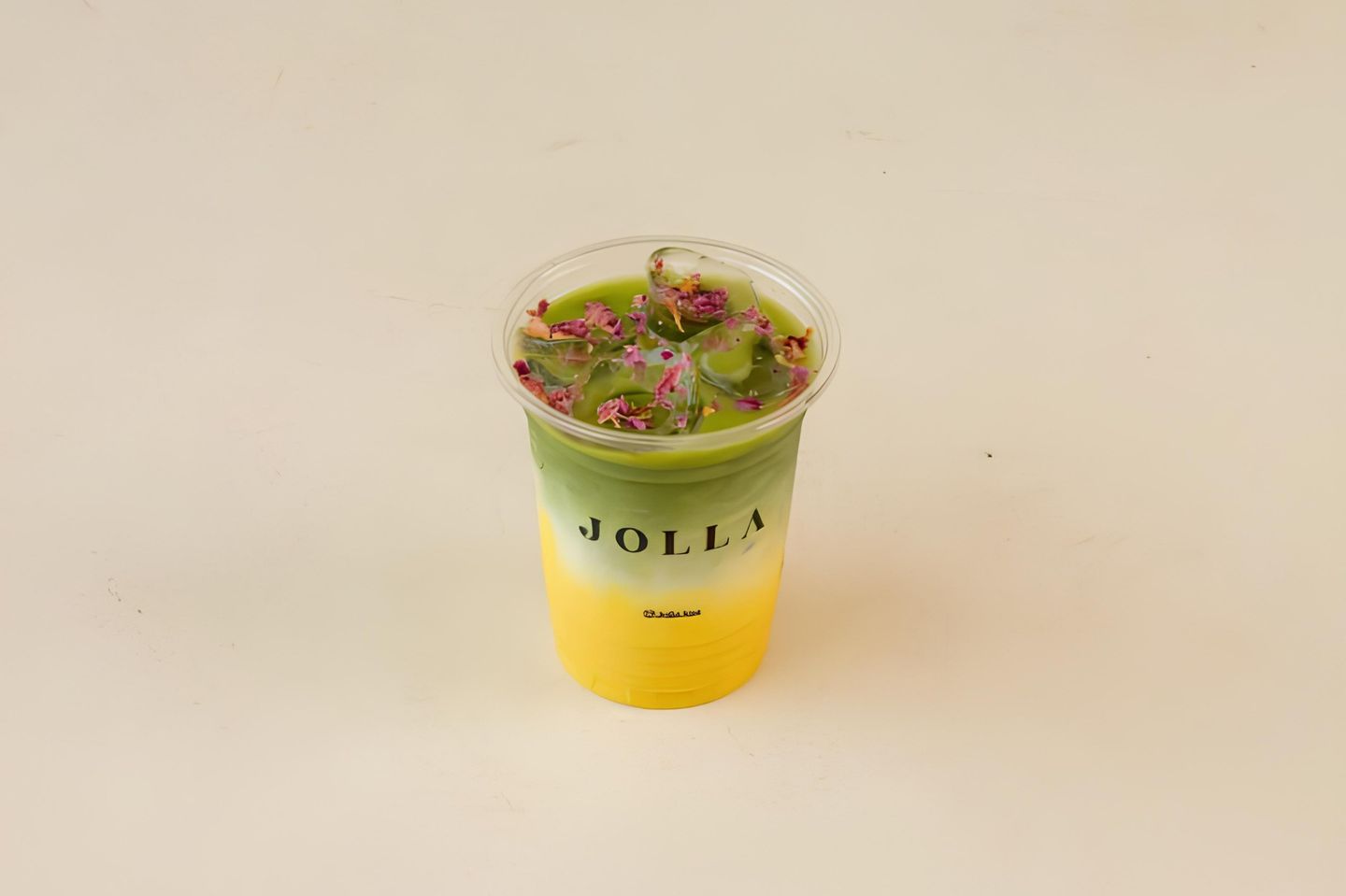 Cold Matcha Saffron