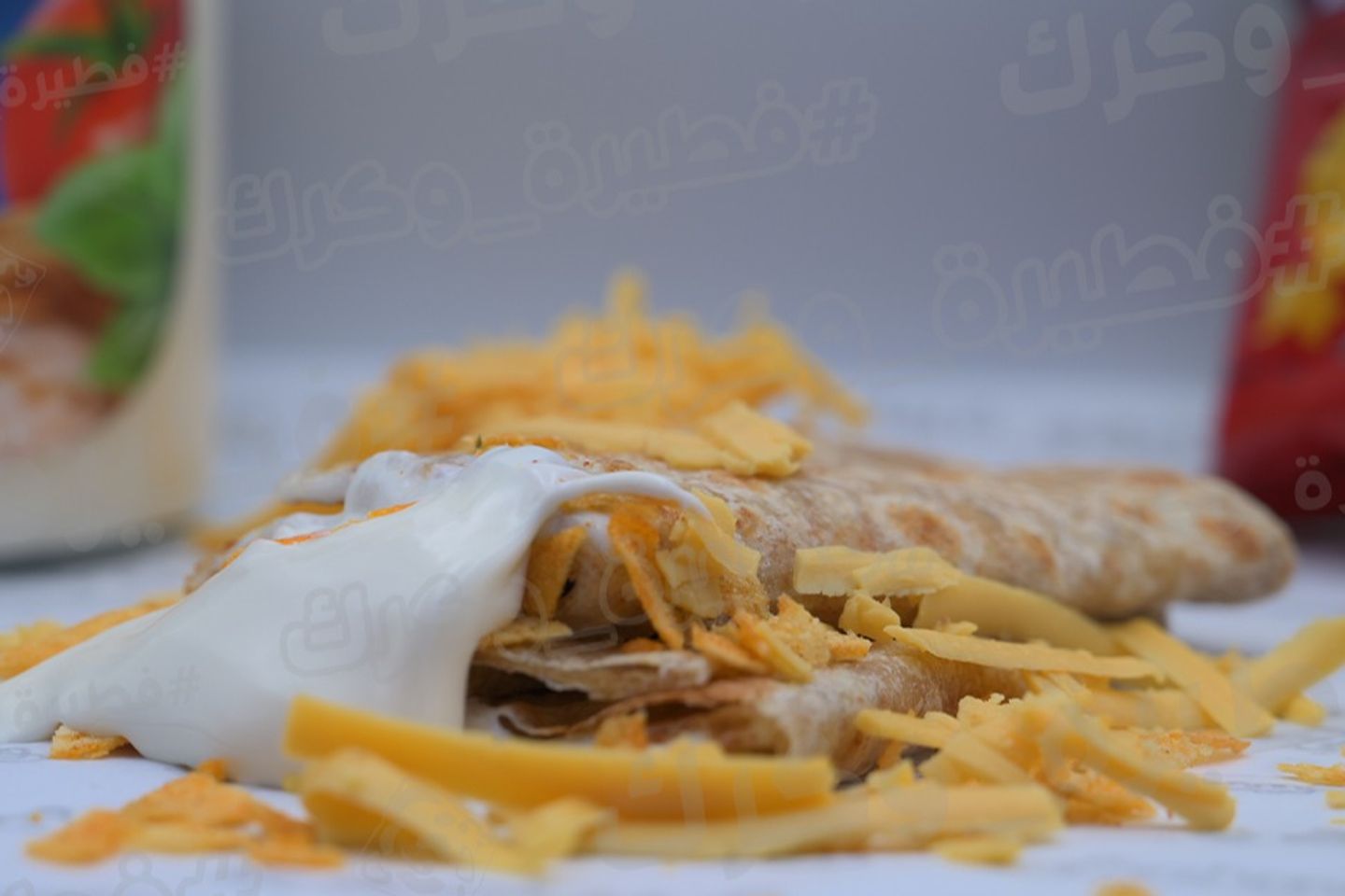 فطيرة بيض بالجبنتين