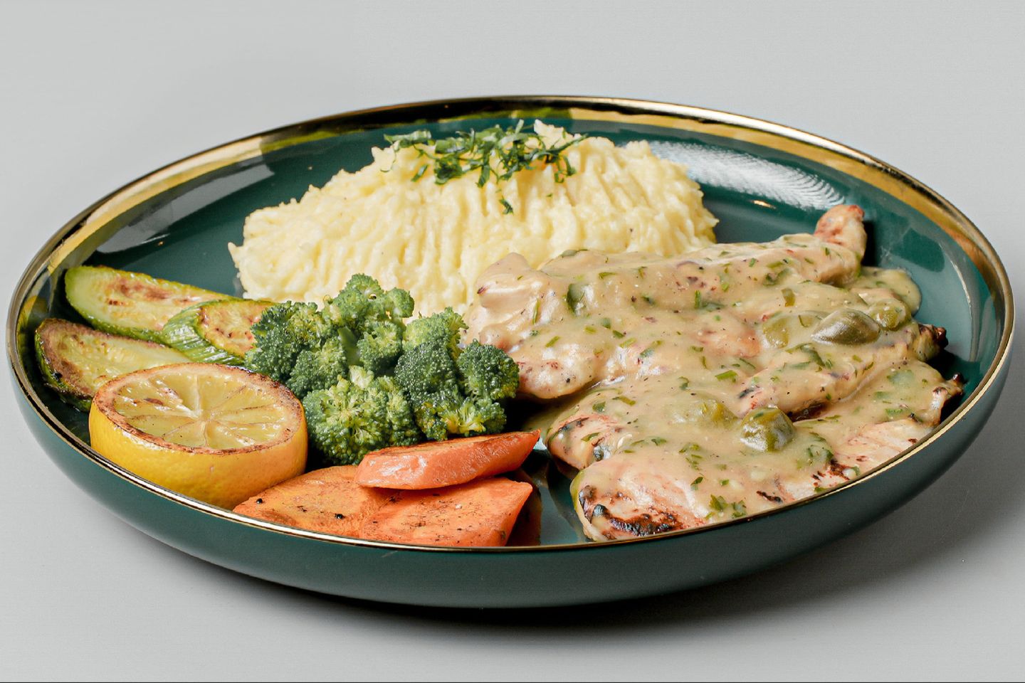 Grilled Chicken With Lemon Sauce