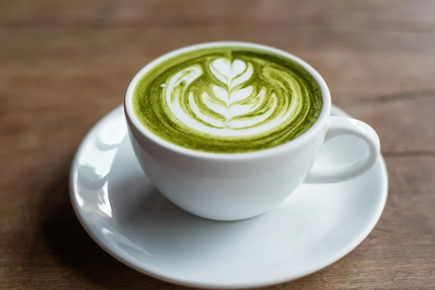 Hot Matcha Latte - Coconut Milk