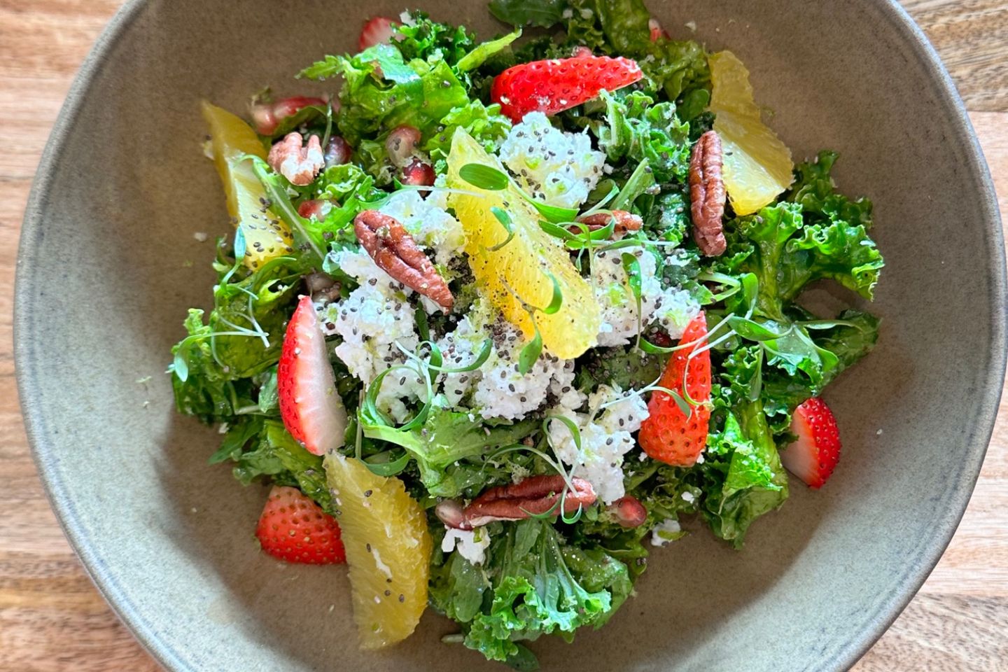 Kale Salad With Goat Cheese