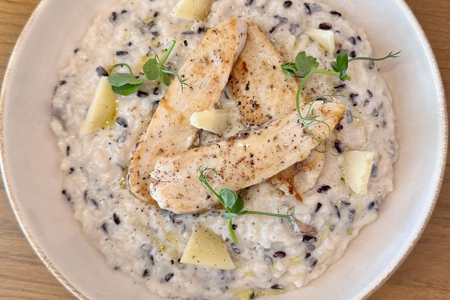 Risotto With Chicken And Mushrooms