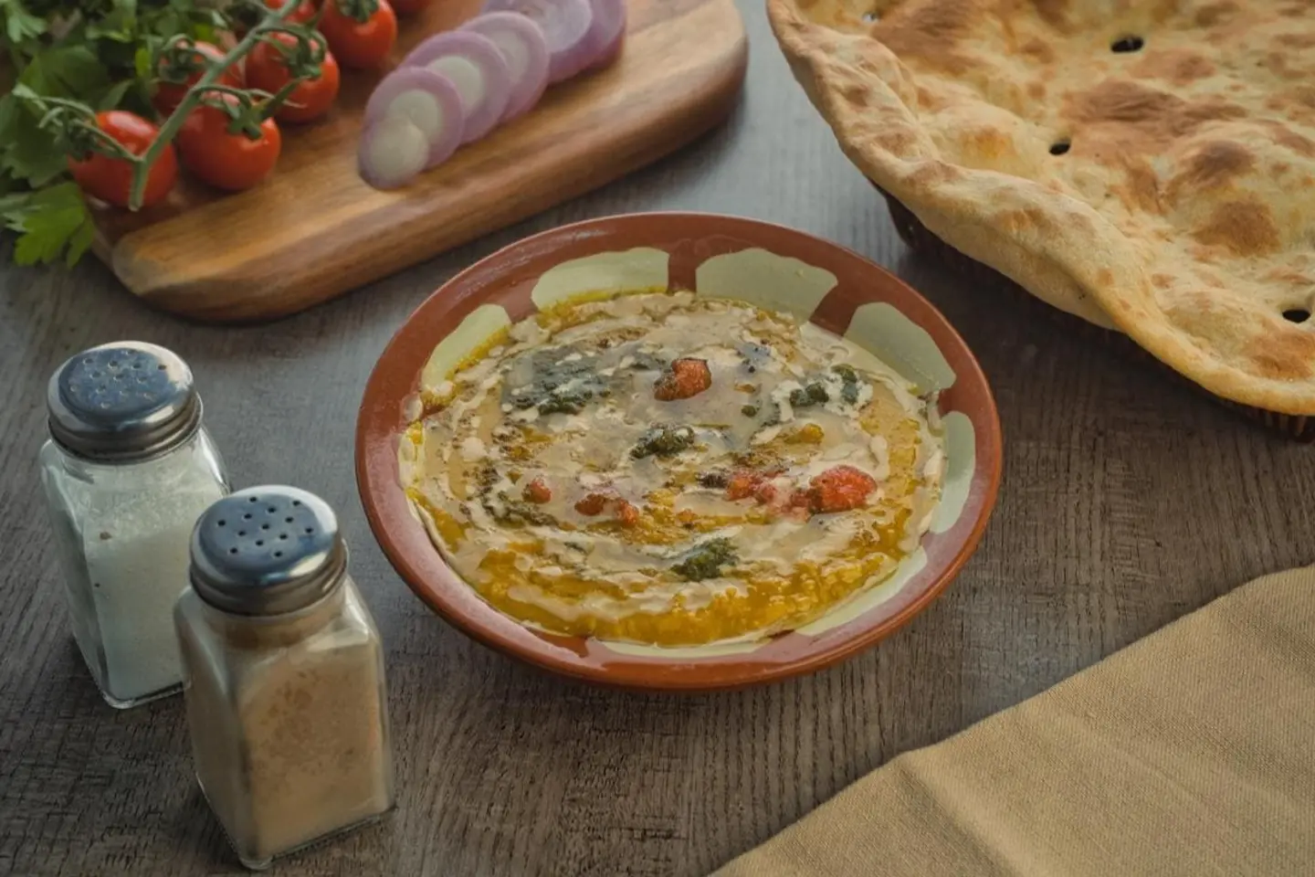 Lentils With Hummus