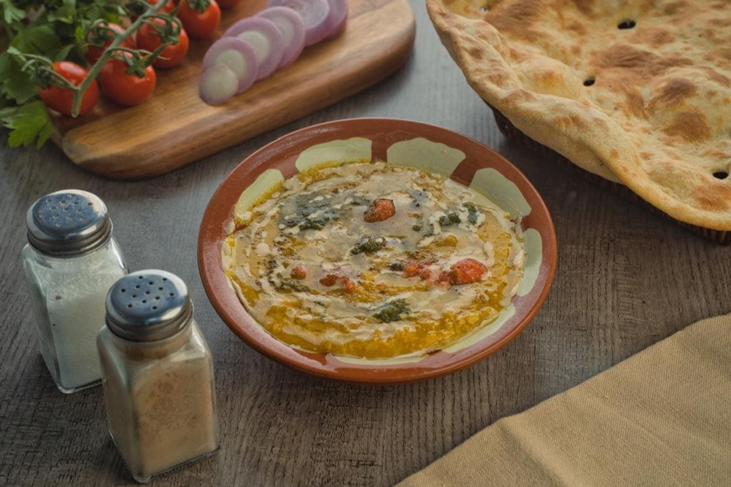 Lentils With Hummus