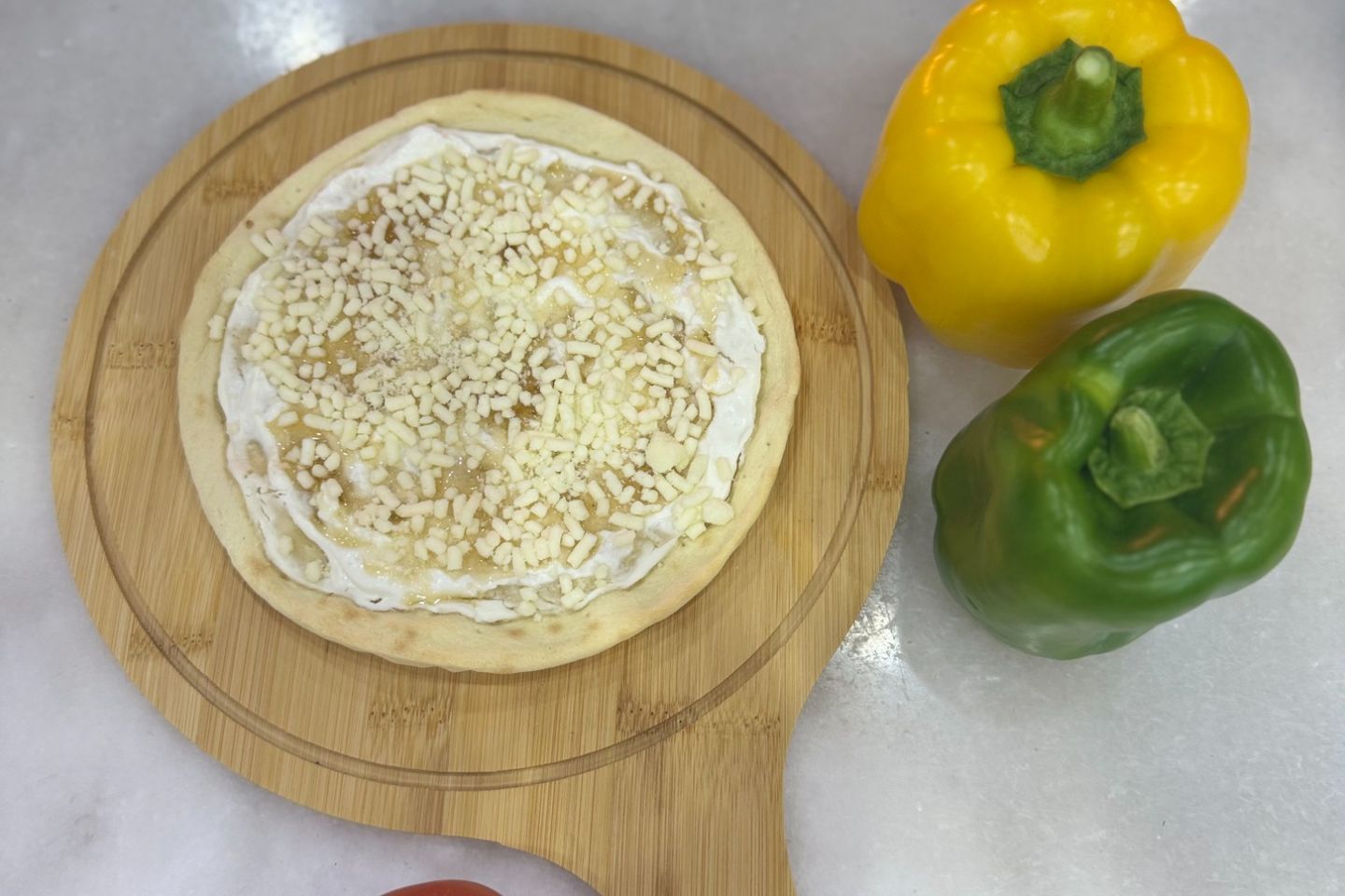لبنة داري مع جبنة الموزريلا