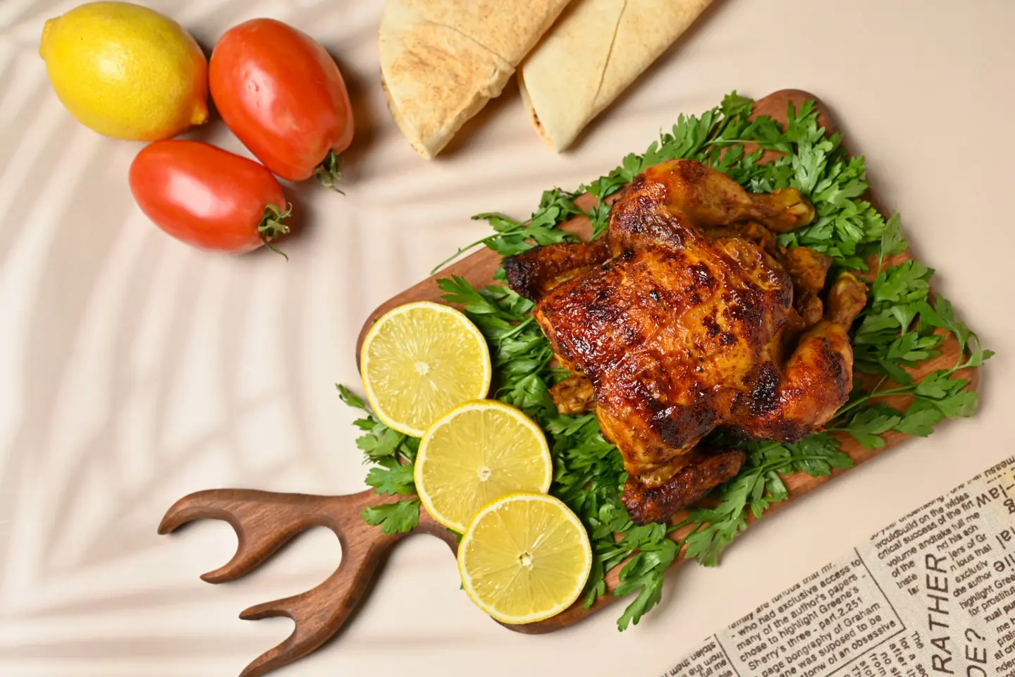 نص حبة شواية سادة