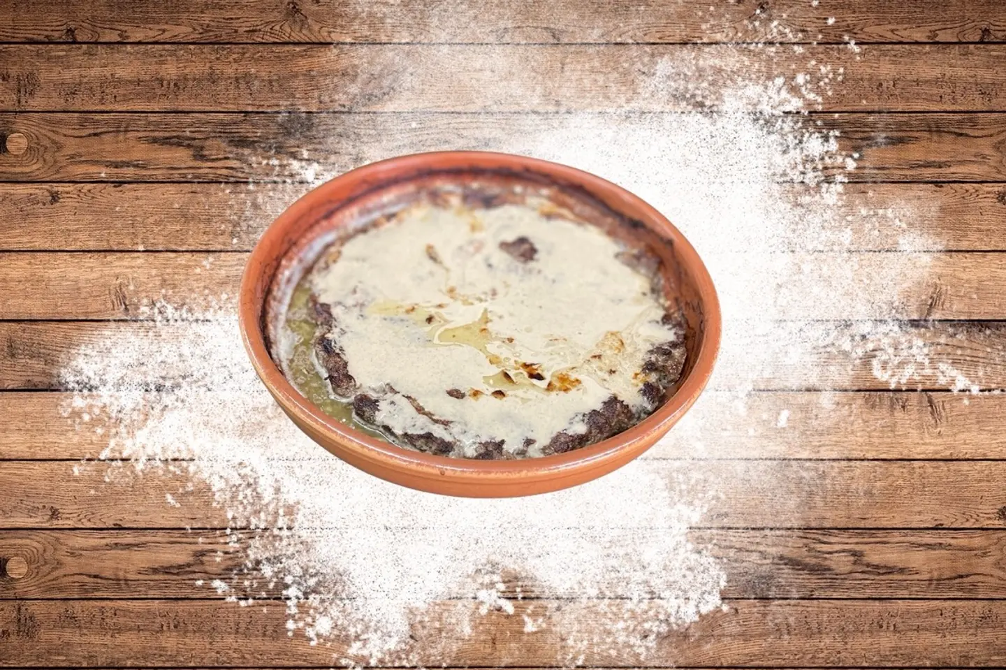 ربع كفتة بالطحينية