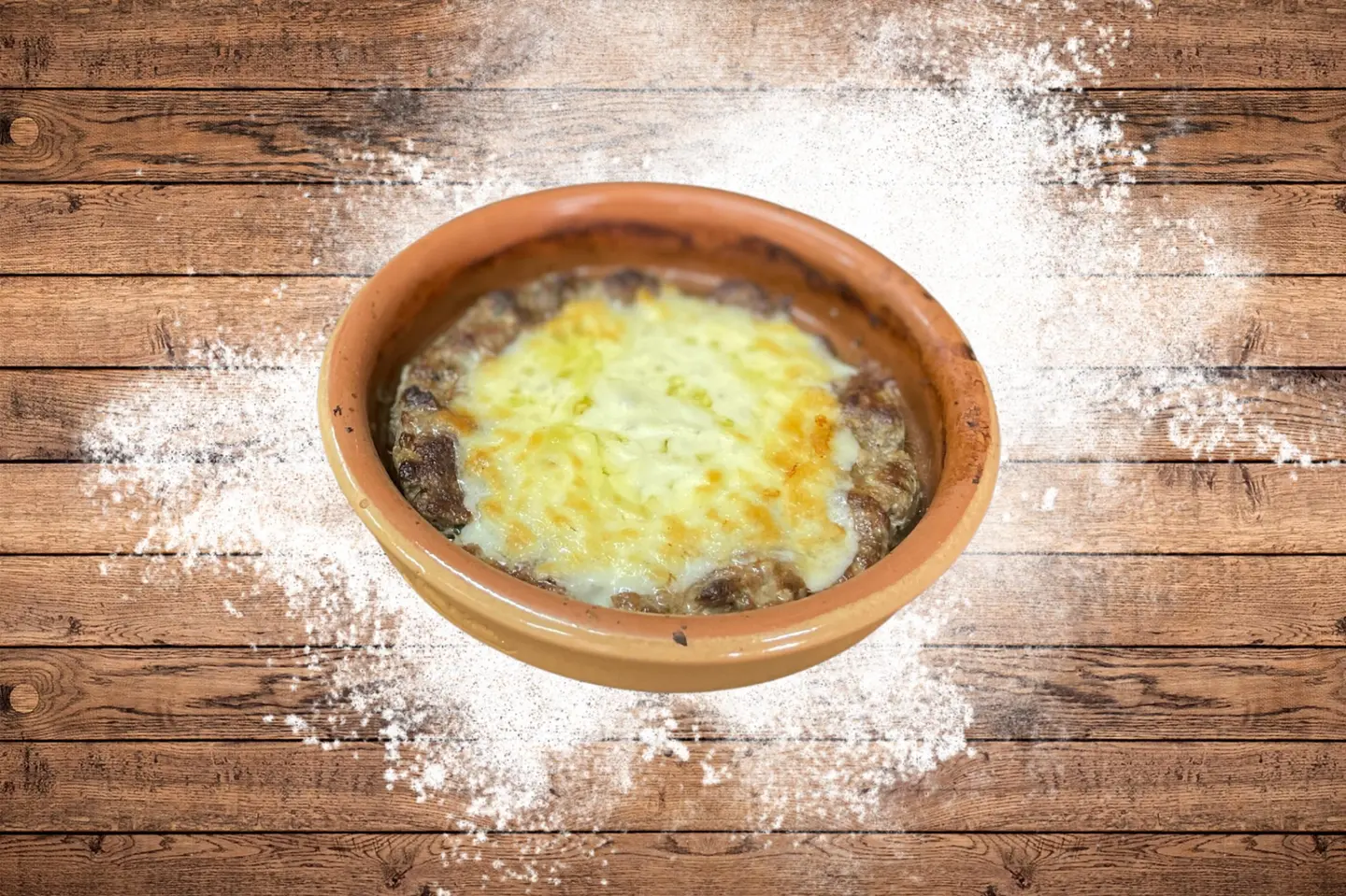 نصف كفتة بالجبنة