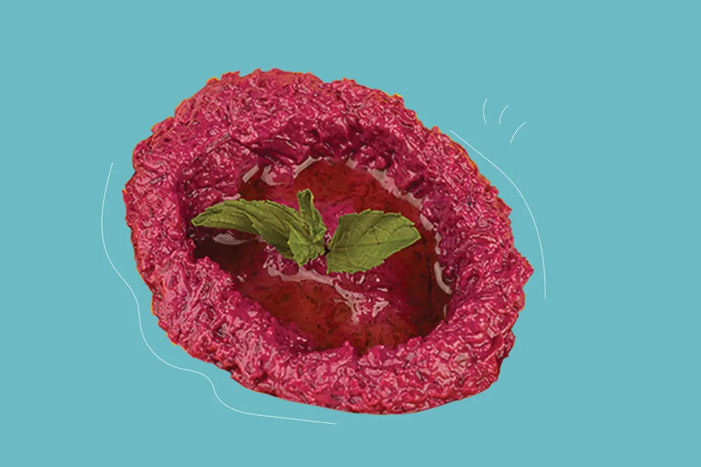Grilled Mtabbal With Beet