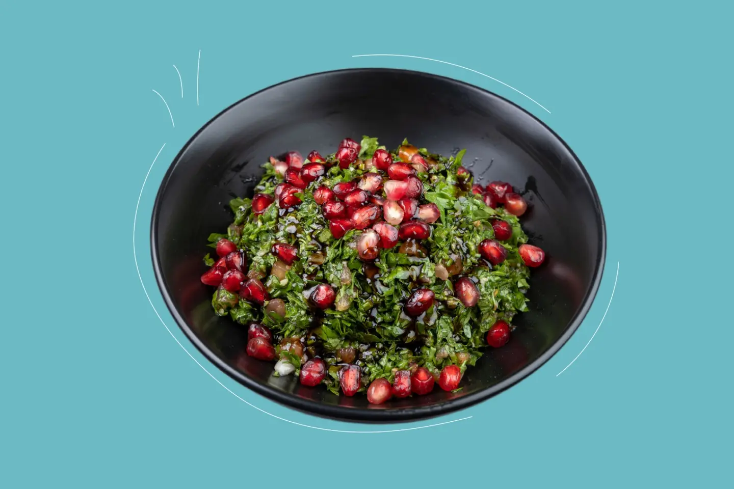 Tabbouleh With Pomegranate