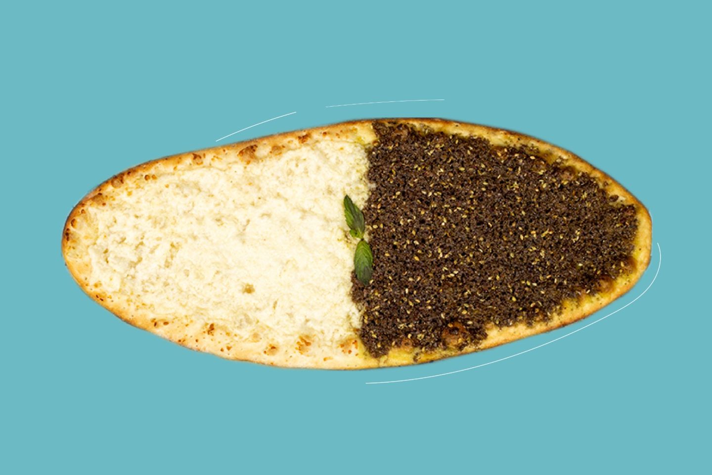 زعتر وجبنة