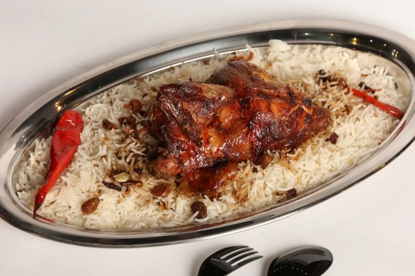 نصف دجاج شواية