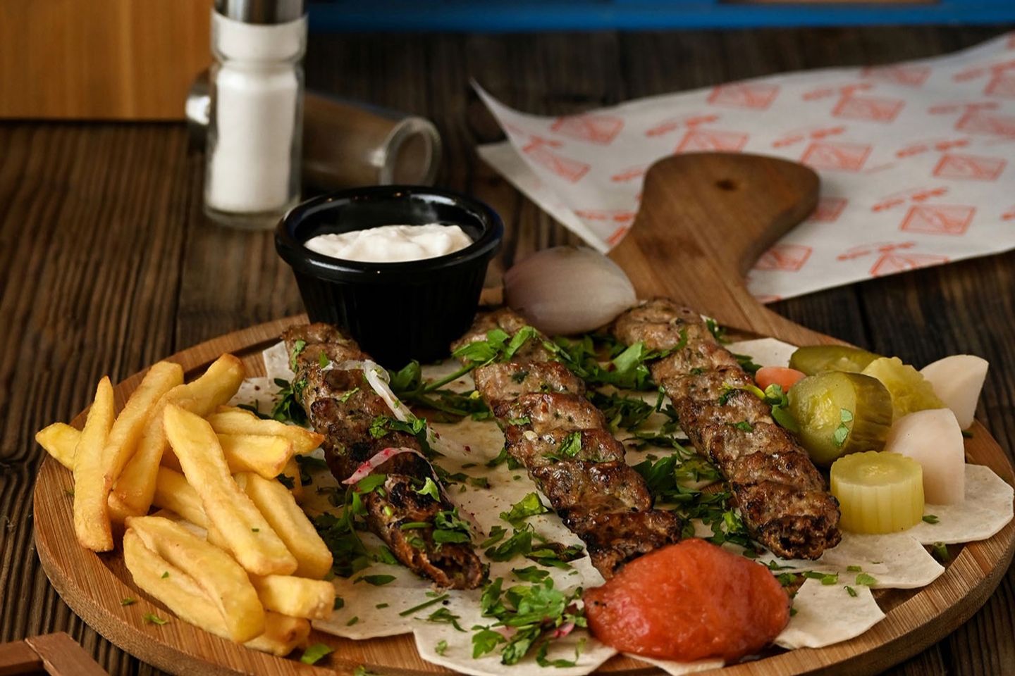 صحن كباب دجاج