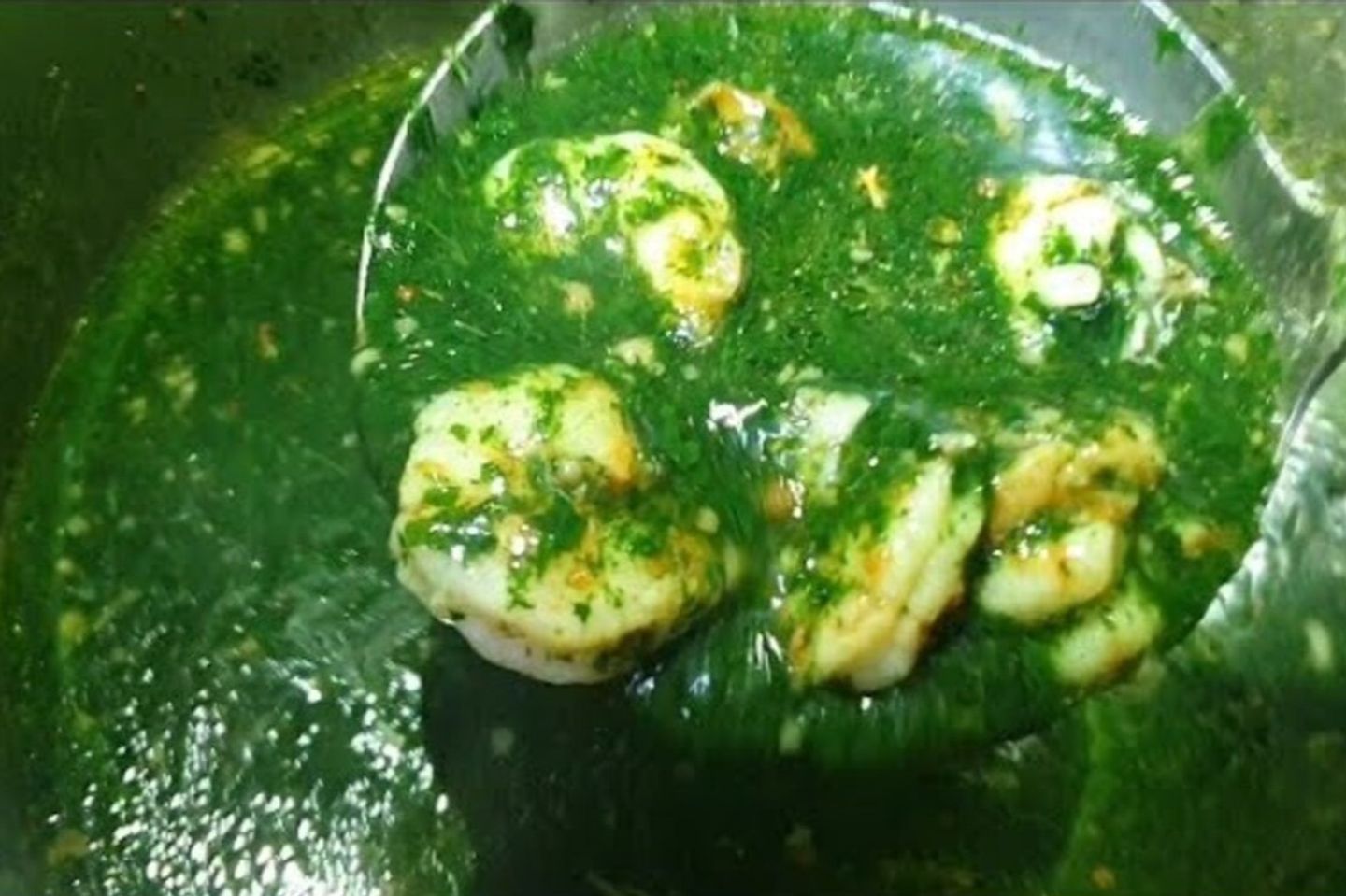 طاجن ملوخية بالجمبرى