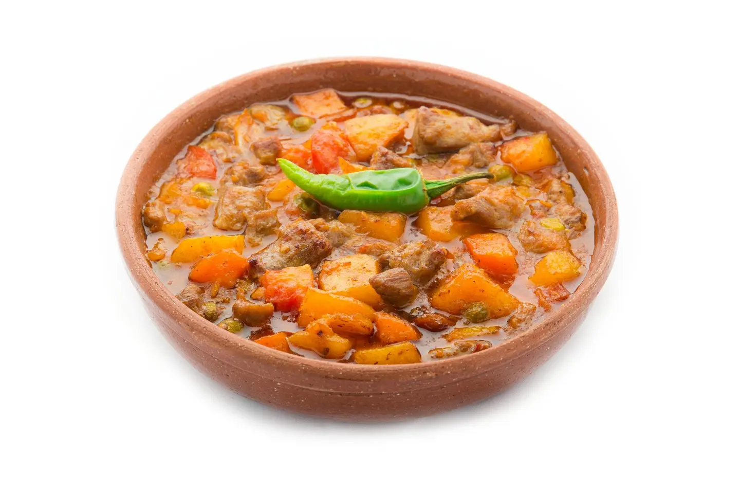 طاجن لحم بالخضار