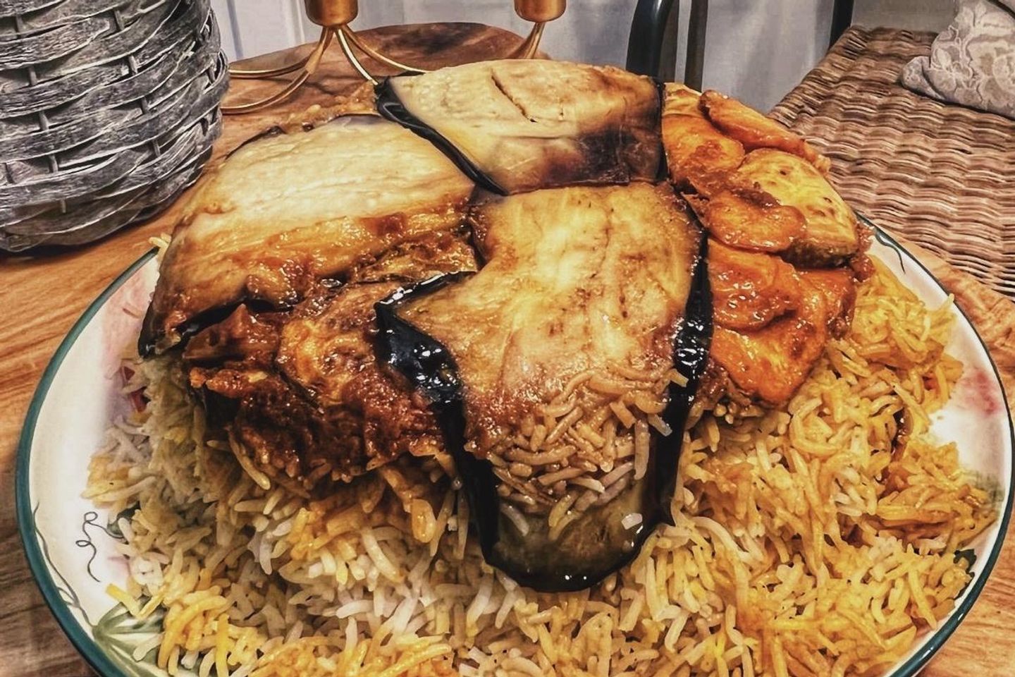 Chicken Maqlobah - Half Checken