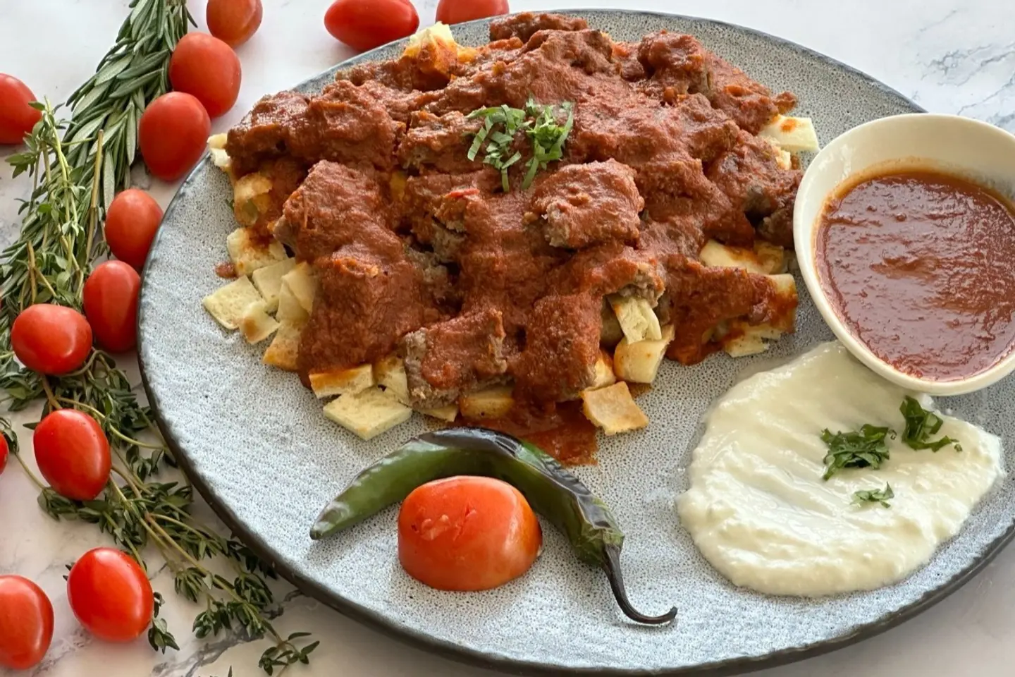 اسكندر كباب لحم