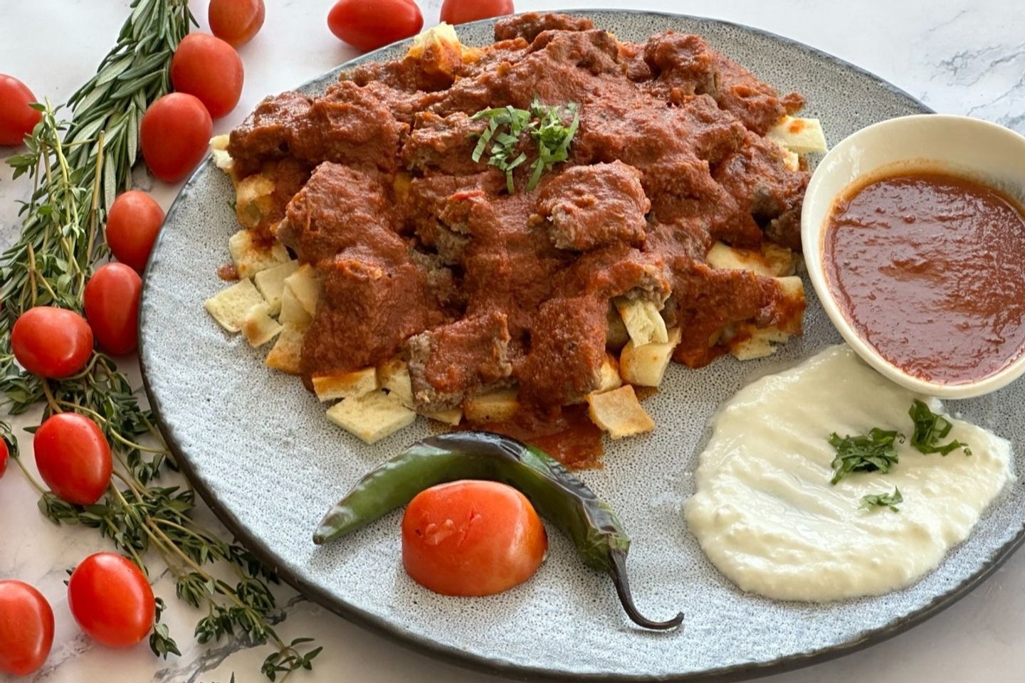 Meat  Iskandar Kebab