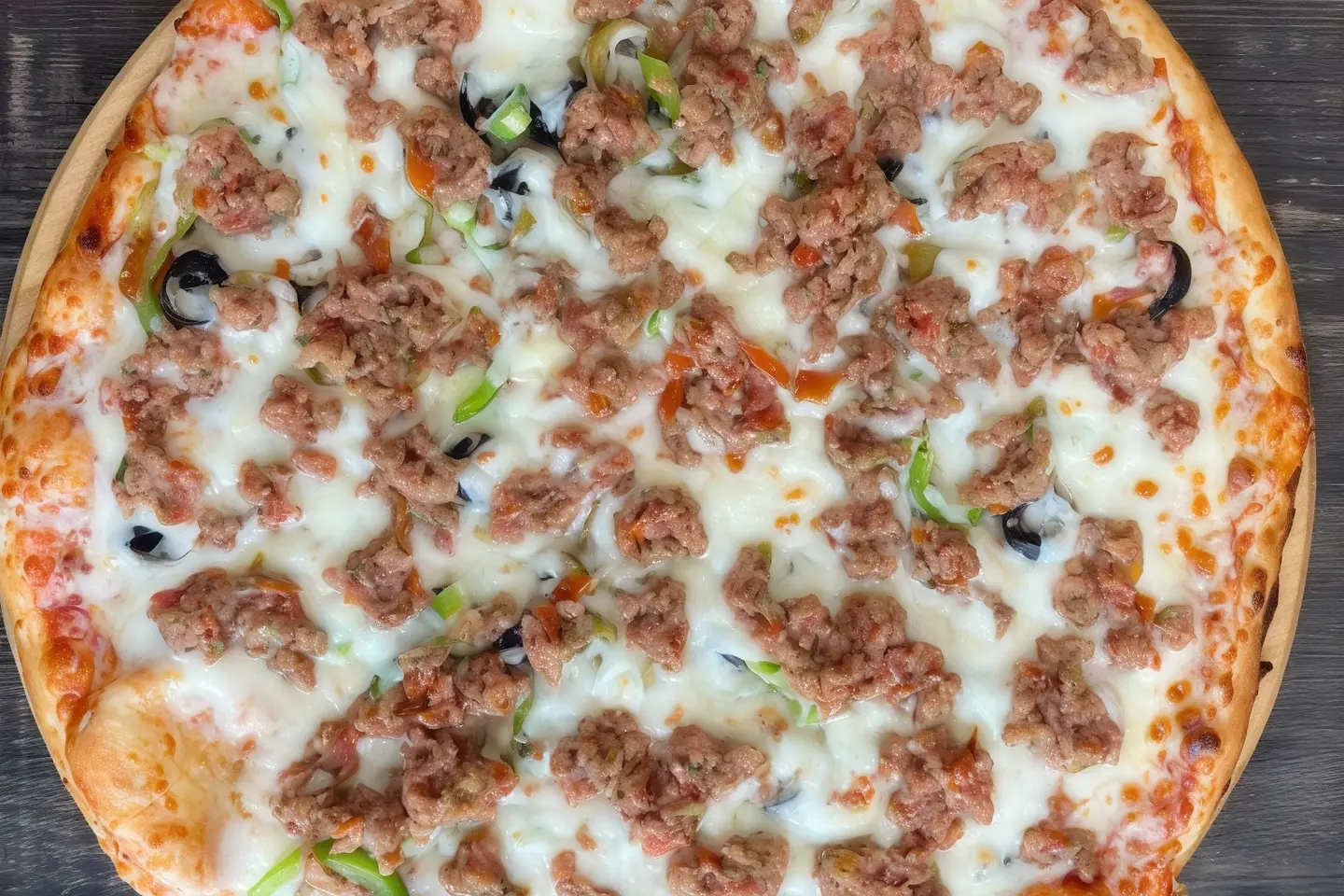 Beef Ranch Pizza