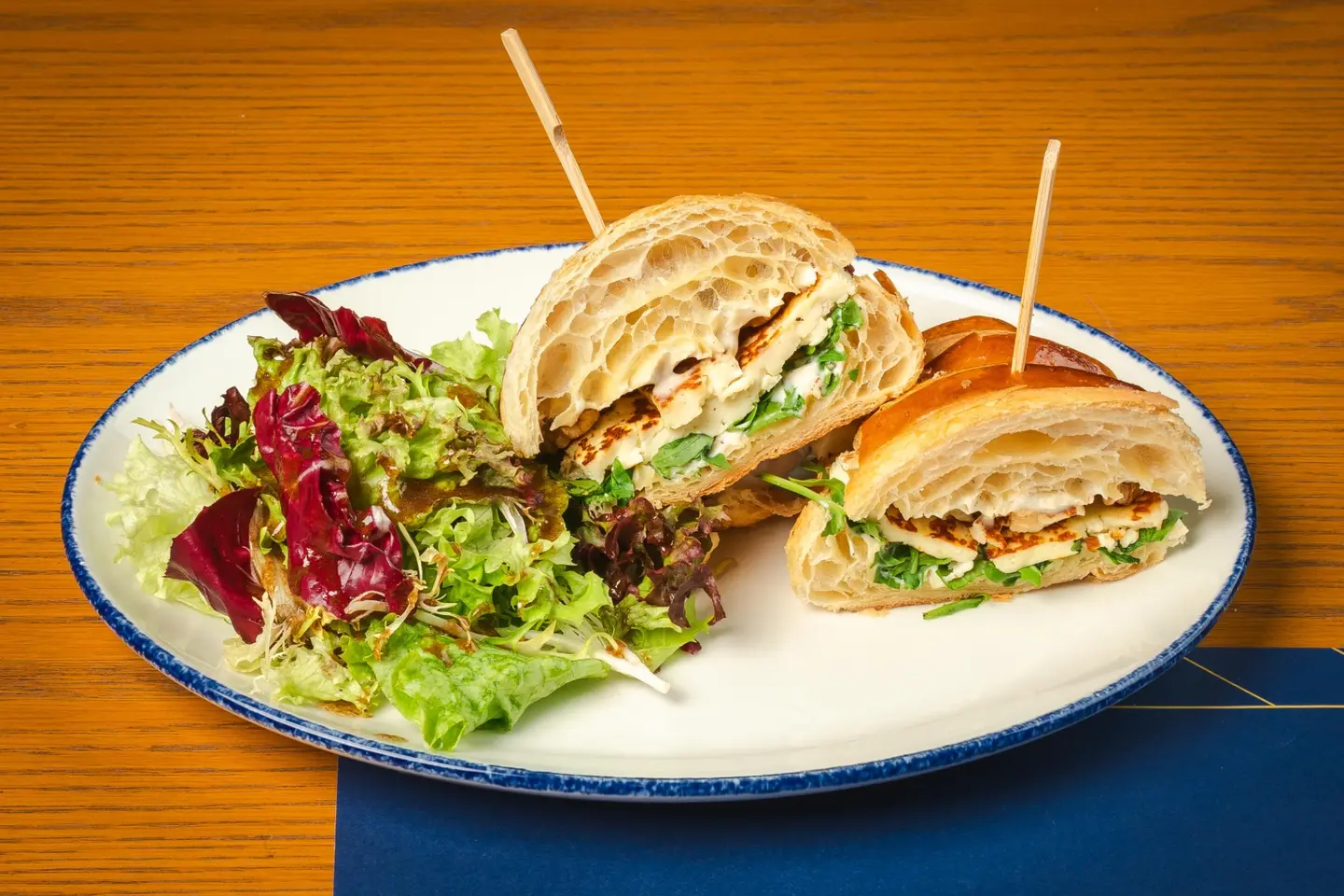 Halloumi Croissant Sandwich