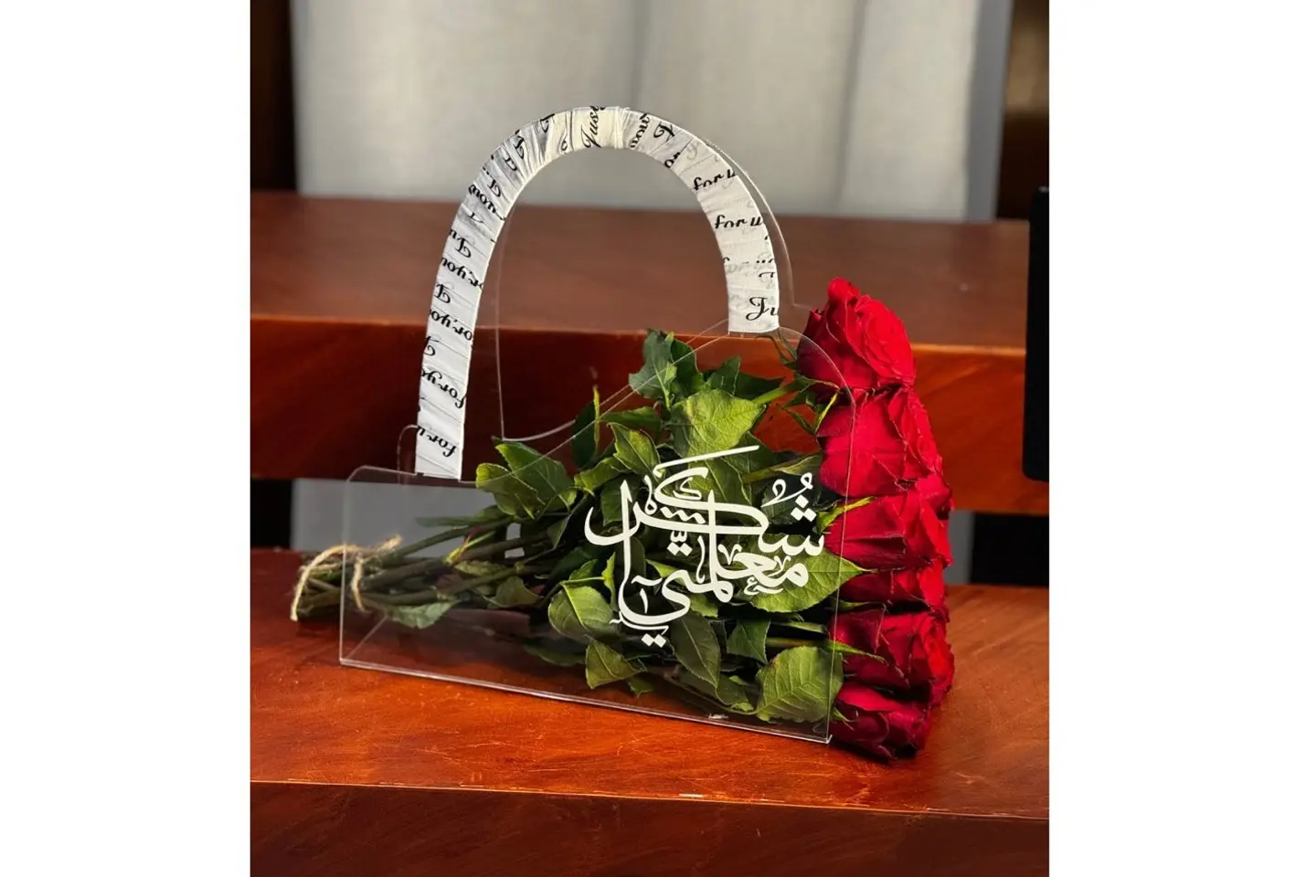 سلة توزيعات ورد طبيعي