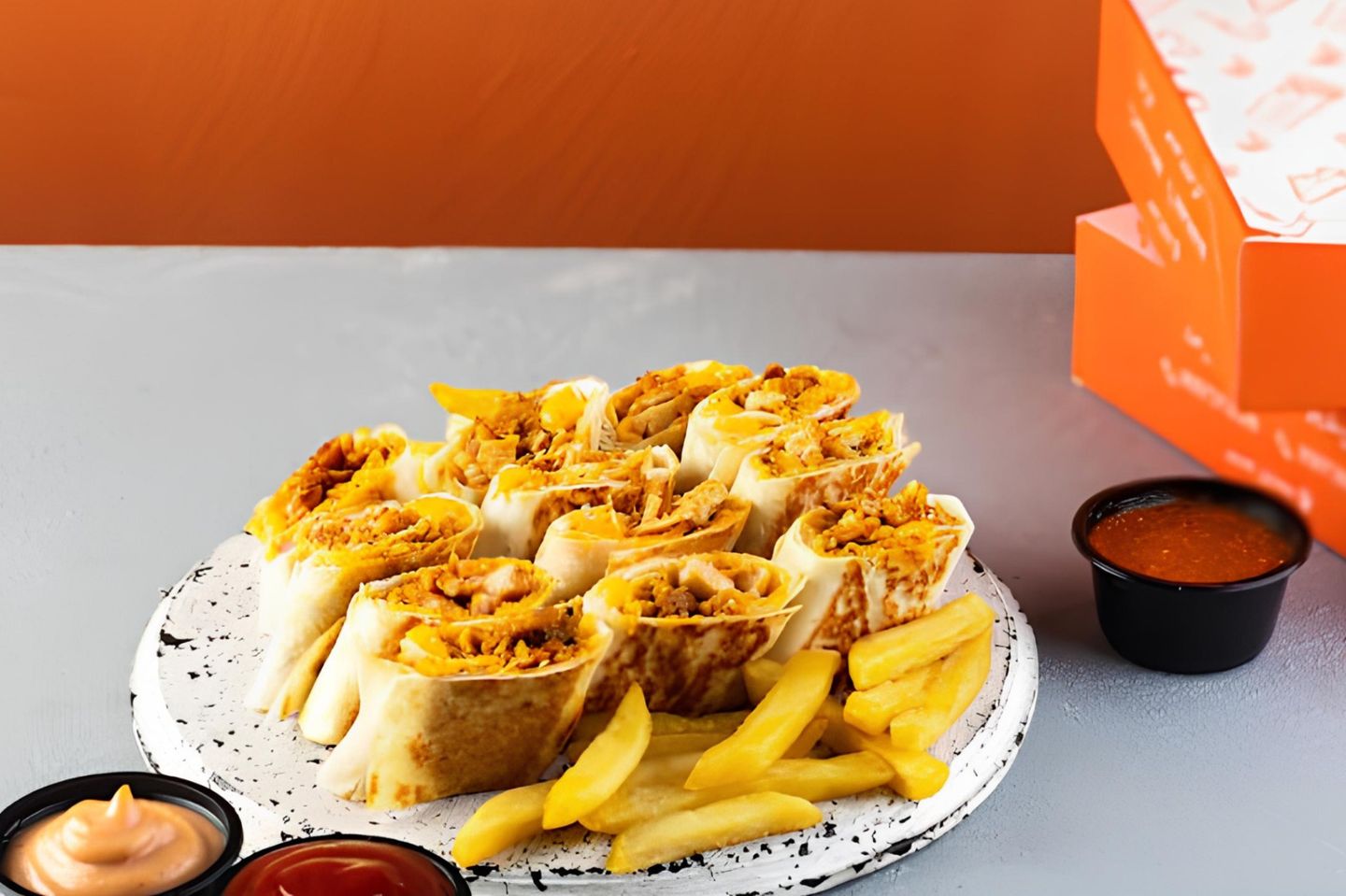 صحن عربي دبل وسط بالجبنه