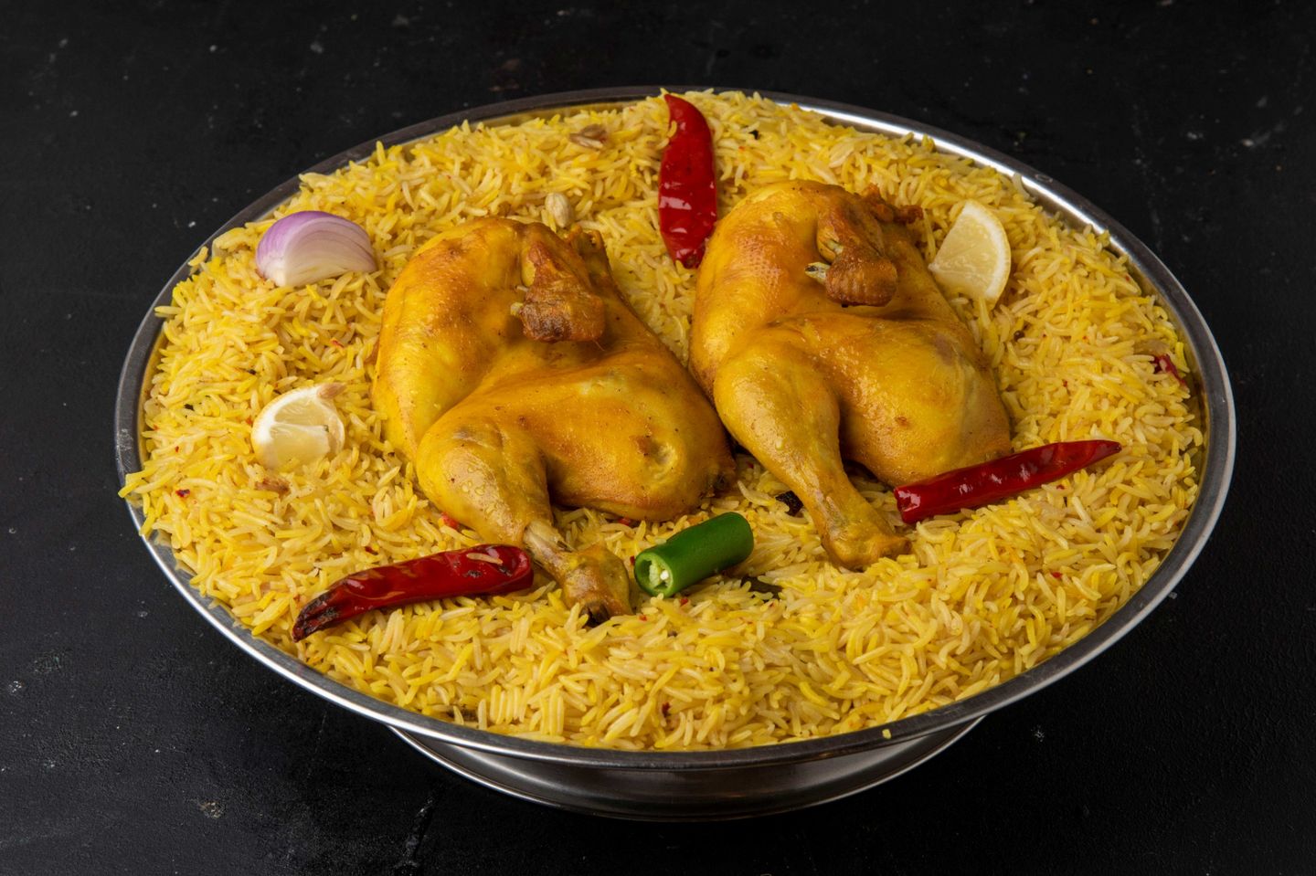 دجاج مندي مع الأرز
