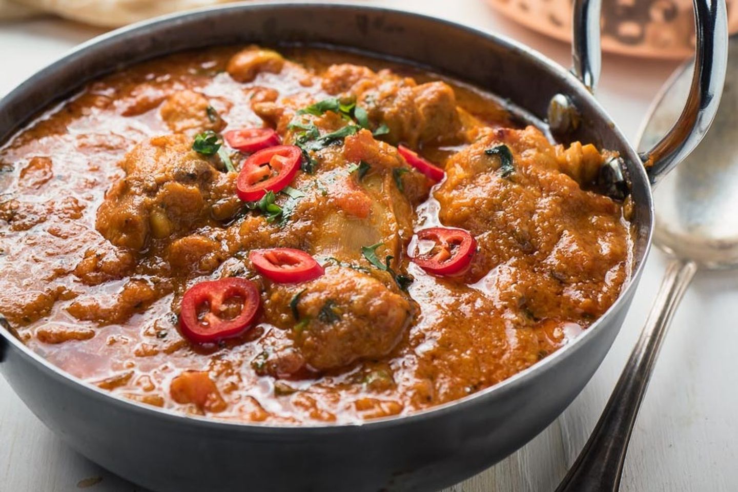 دجاج كراهي غير حار