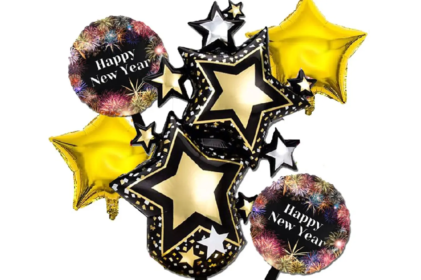 مجموعة بالونات راس السنة