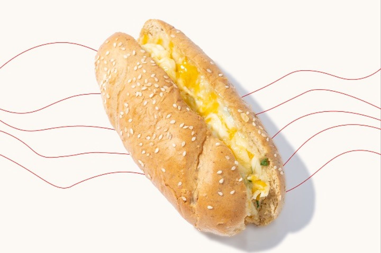 Four Cheese Baguette Sandwich