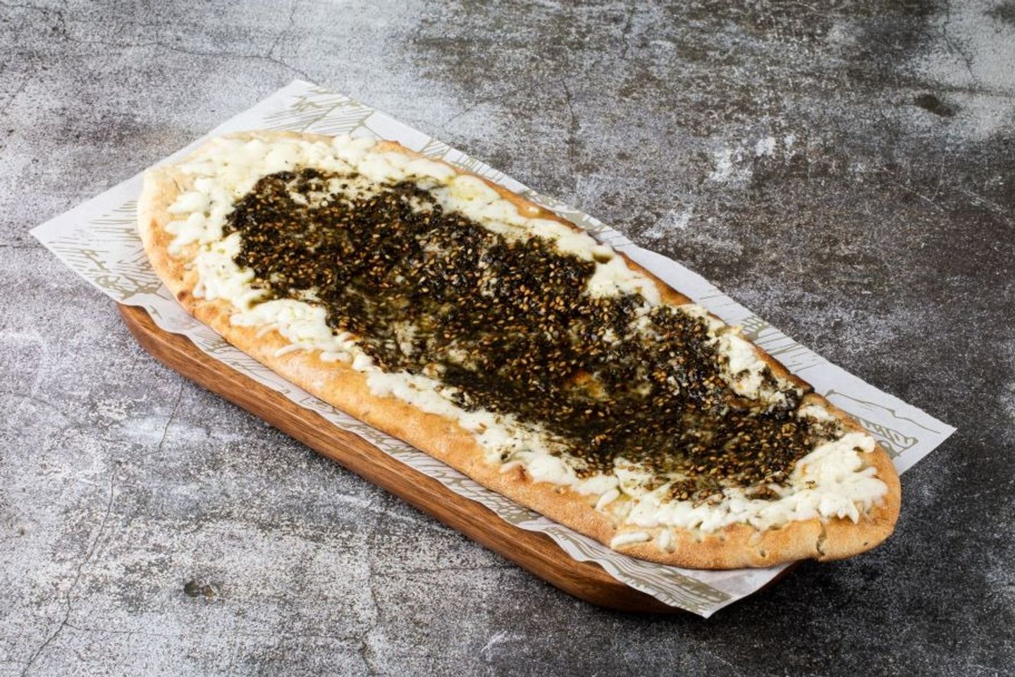 زعتر مع جبنة
