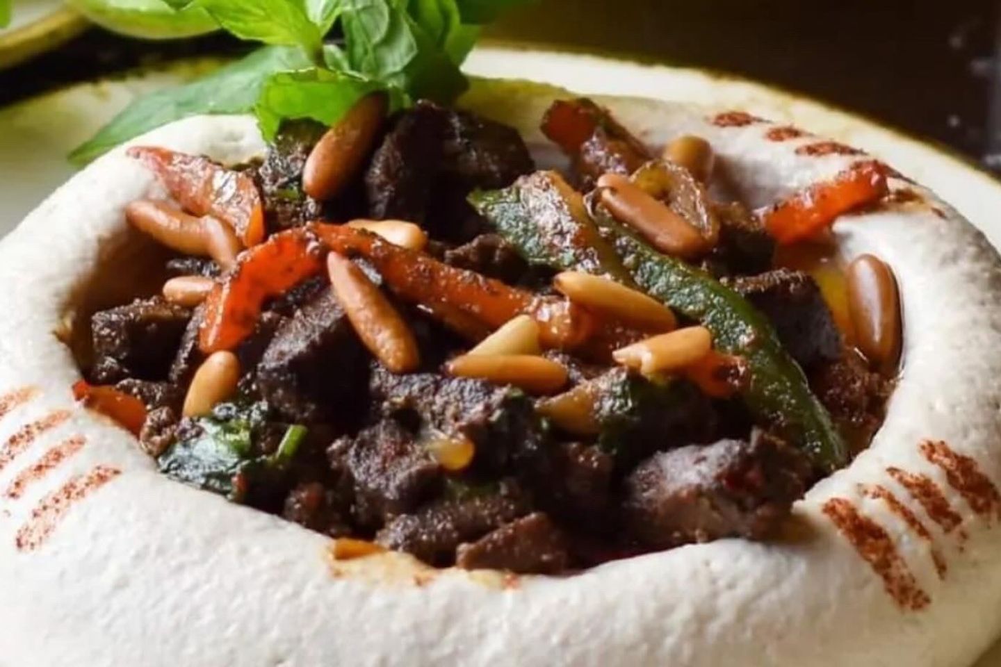 Lamb Liver With Hummos