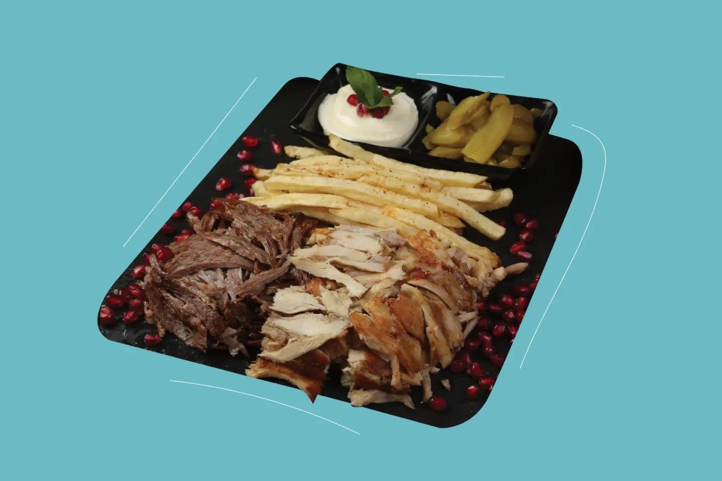 Sahan Shawarma Lahm And Chicken