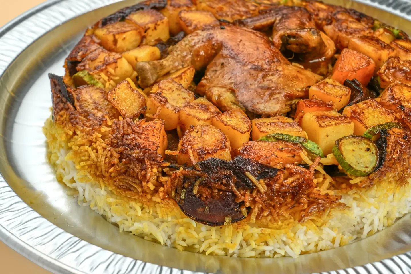 مقلوبه كميخ - ربع دجاجة