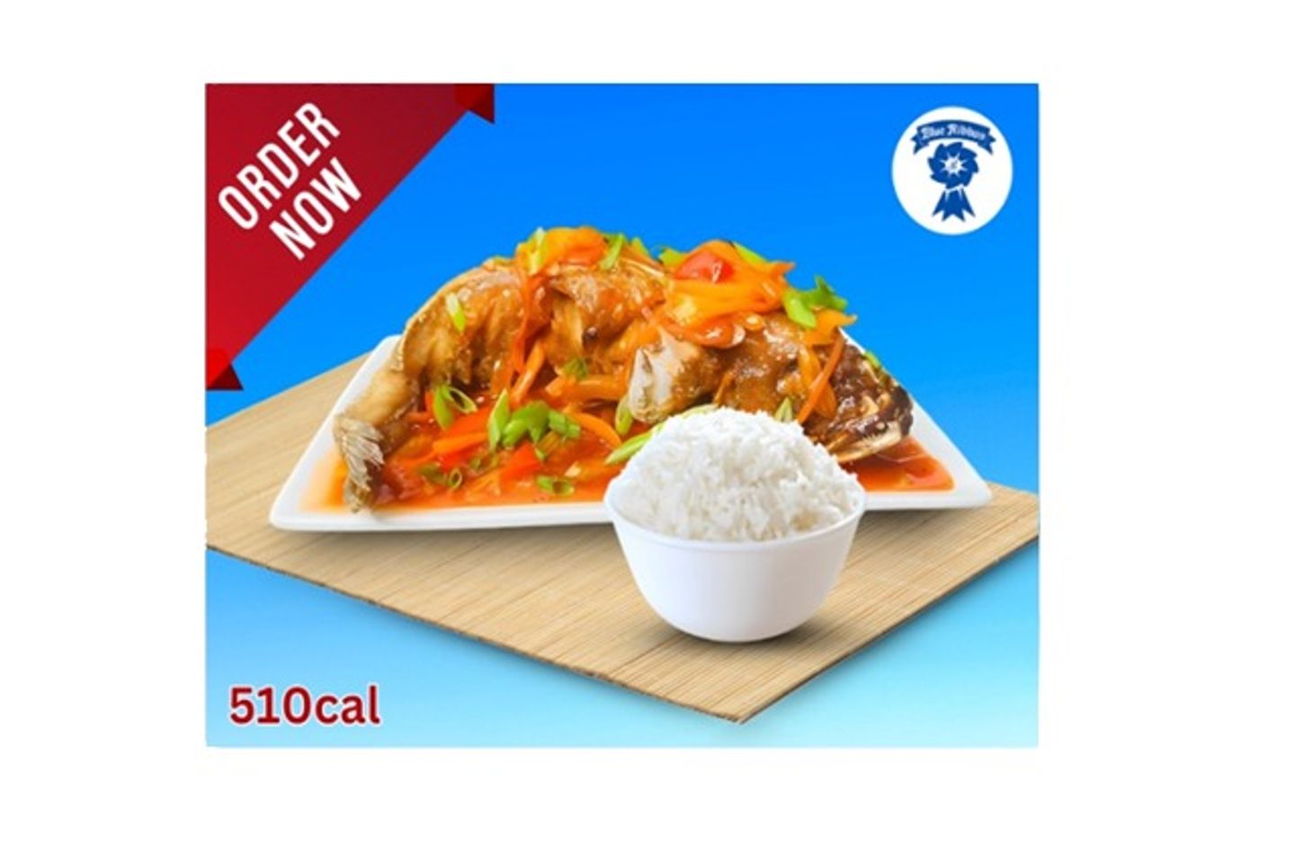 Fried Pla Pla With Sweet And Sour With Rice