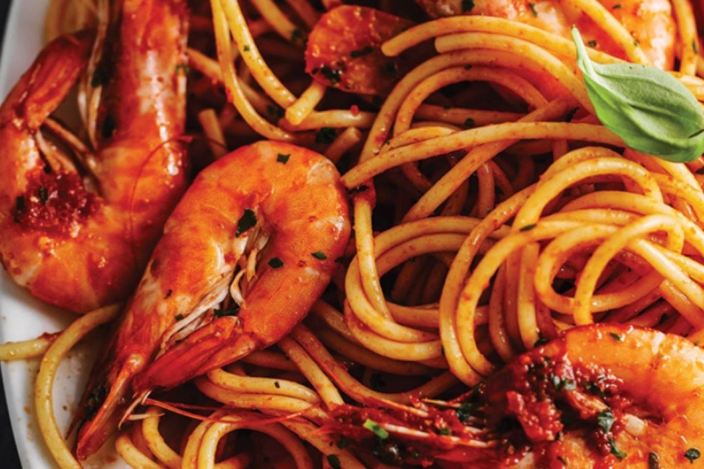 Seafood Pasta  With Tomato Sauce