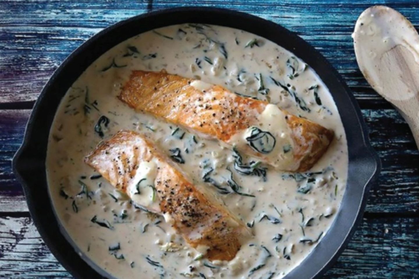 One Kilo Salmon With Tahina Sauce