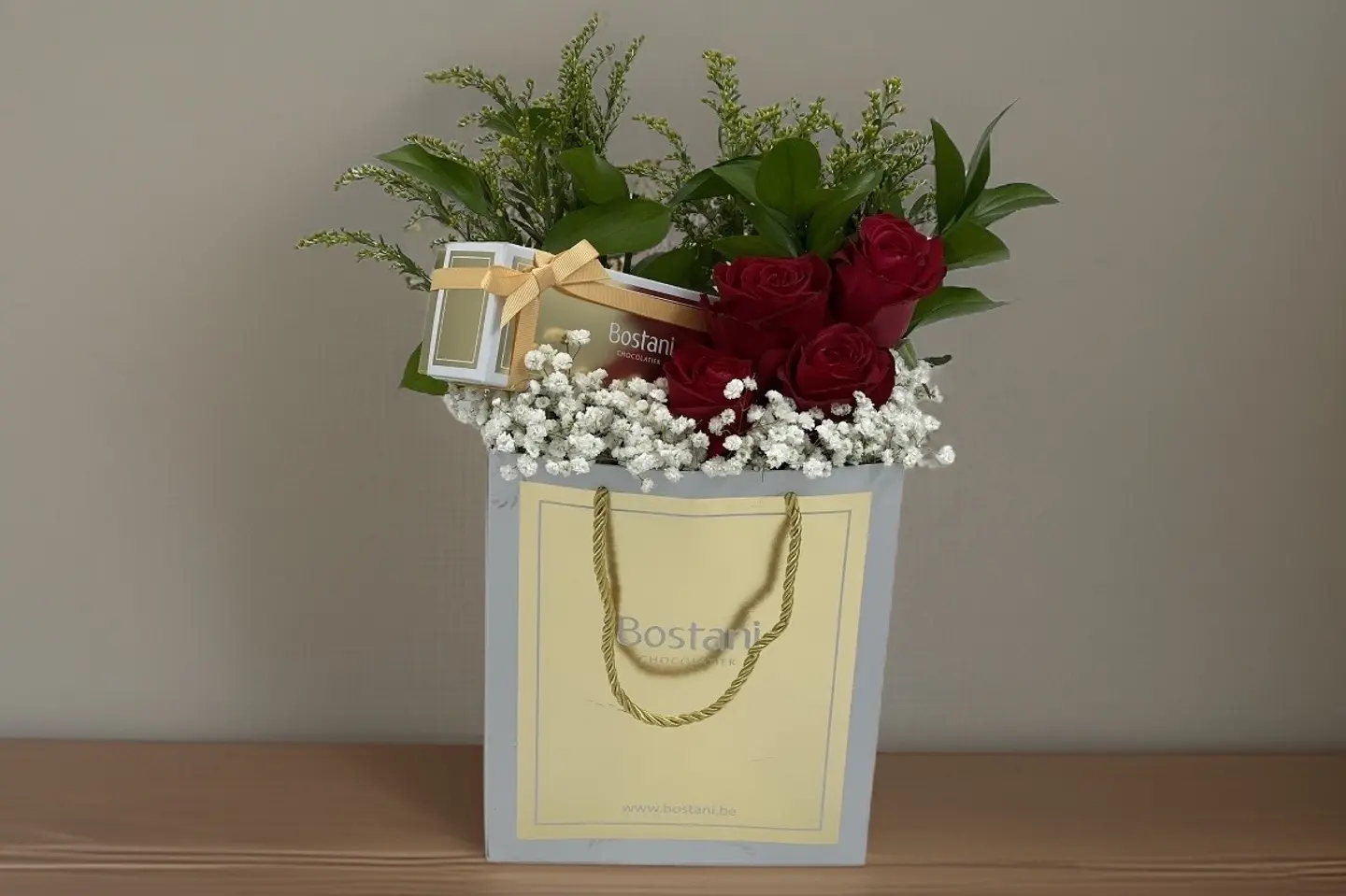 Natural Flower Arrangement A004 - Red