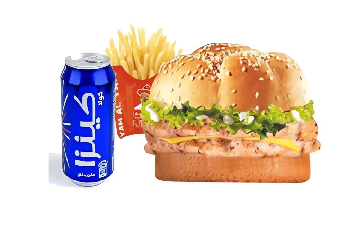 Double Grilled Chicken Burger Meal