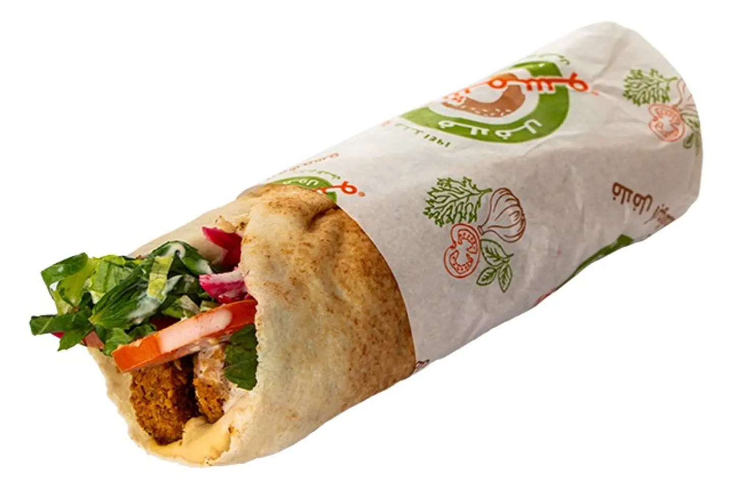 Falafel Sandwich With Shami Bread - Small