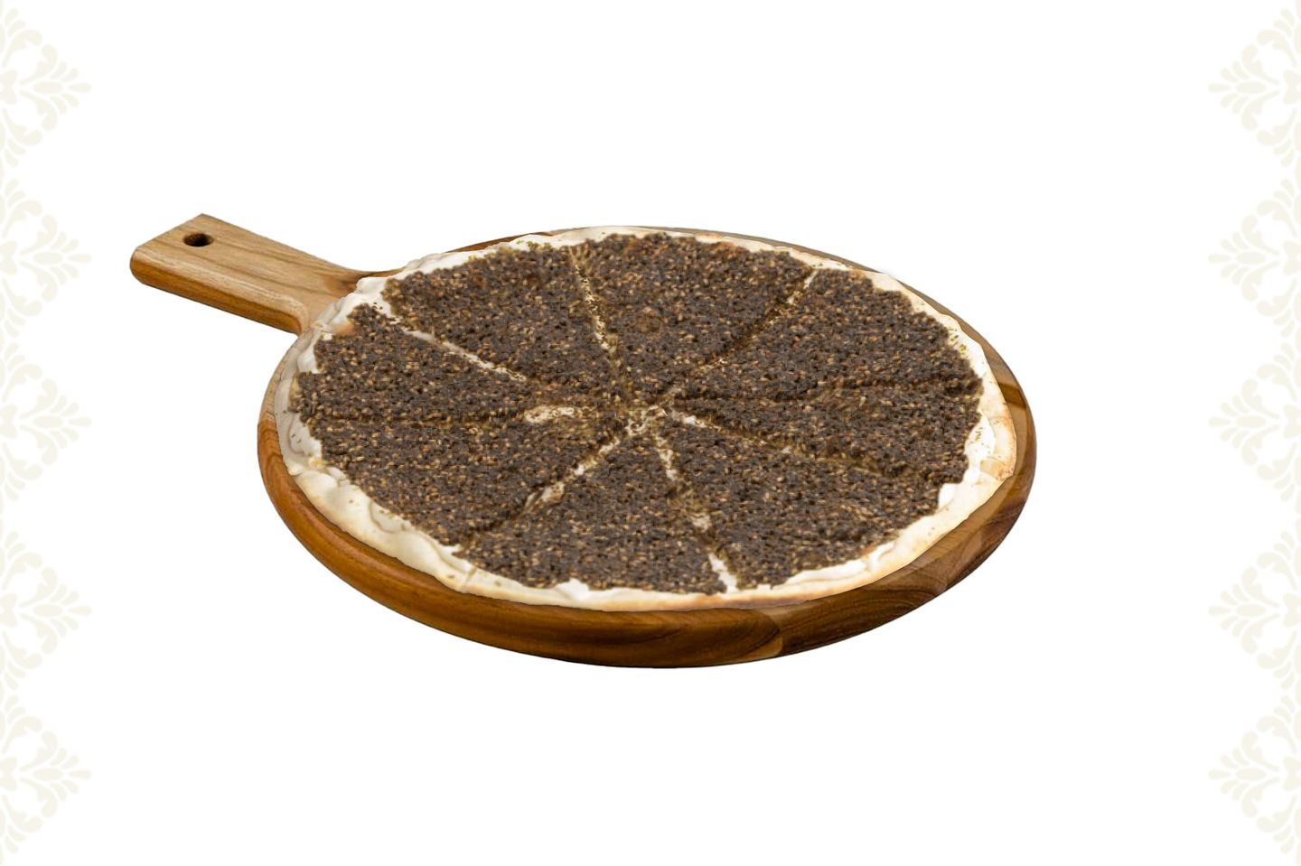 منقوشة لبنة وزعتر