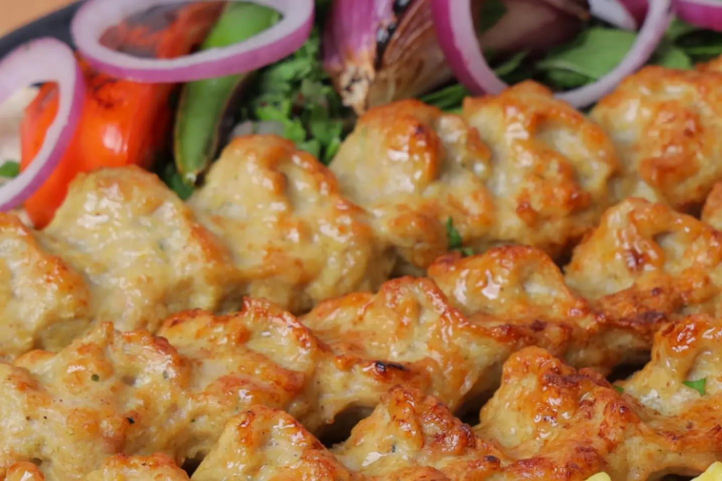 Chicken Kebab - Chicken Kebab With Rise