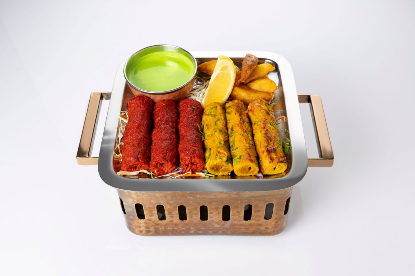 Meat And Chicken Kebab
